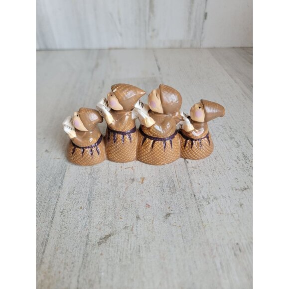 Dept 56 vintage monks a caroling village accessory Xmas nun - Picture 7 of 8